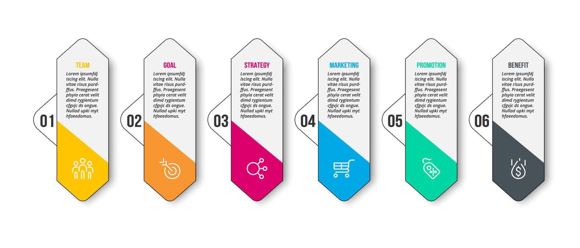 Modern label for business presentation infographic design. vector