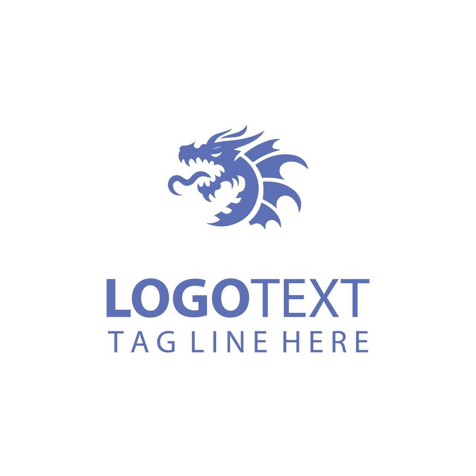 Charfang Dragon logo vector
