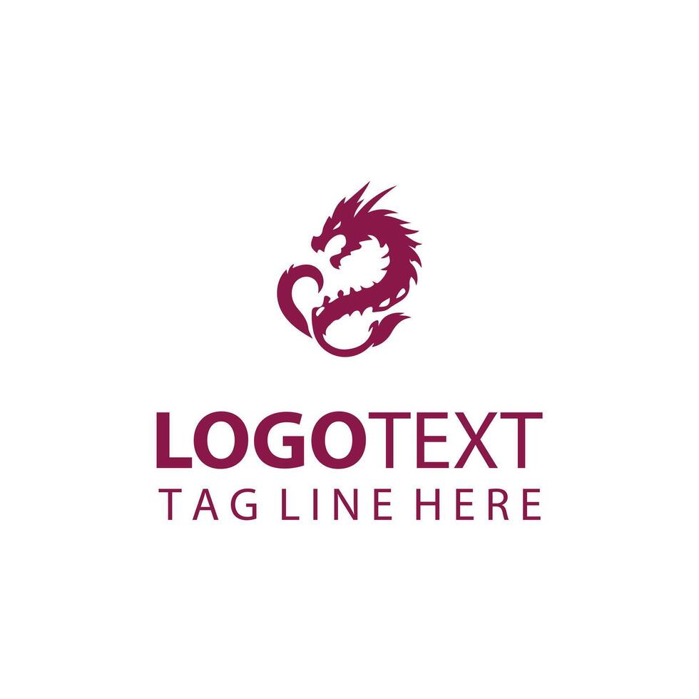 Pyrofire Dragon logo vector