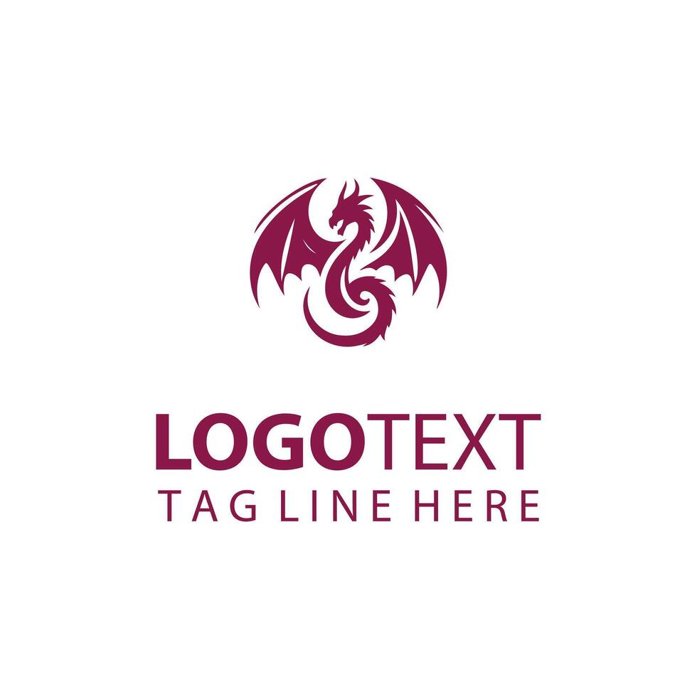 Fangsoul Dragon logo vector
