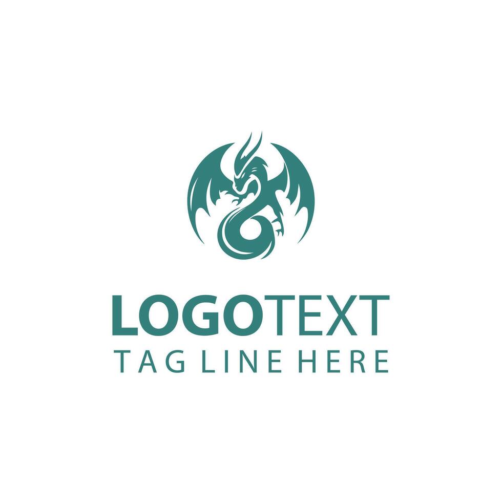Blazewing Dragon logo vector