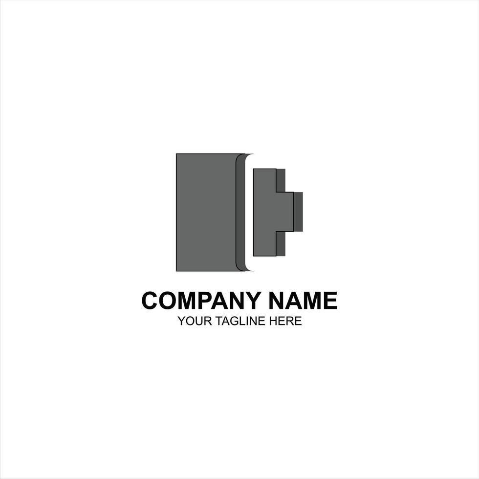 company logo c initial icon with creative illustration vector