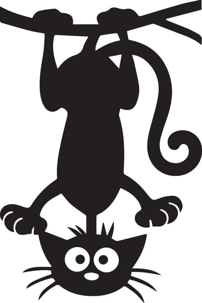 Cat Line Icon Editable Stroke vector