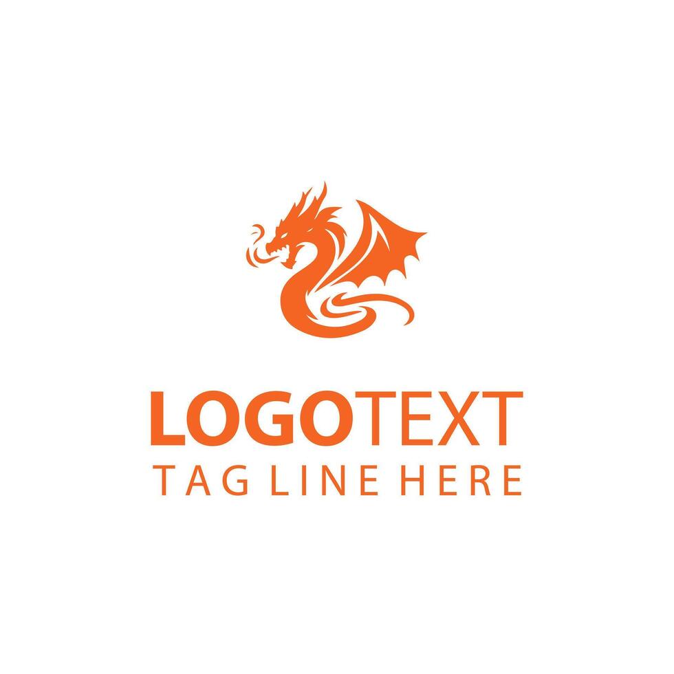 Burnthorn Dragon logo vector