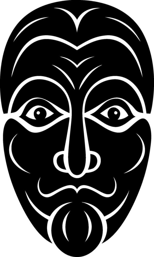 Anonymous Black Mask Symbolizing Mystery and Secrets vector