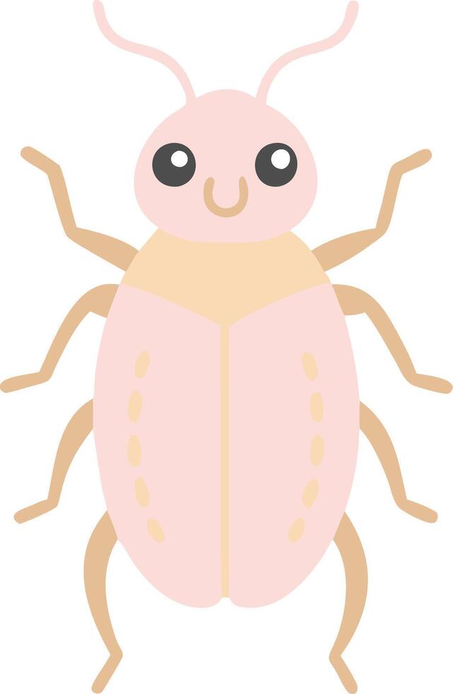 Cute Cartoon Bug Illustration for Kids Educational Materials and Design vector