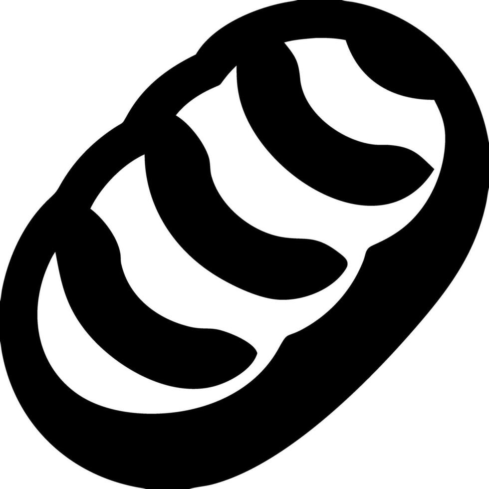 Abstract Black Spiral Symbol Design for Modern Graphic Projects vector