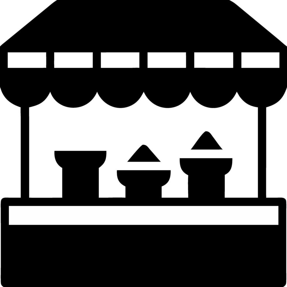 Farmers Market Stall for Retail Business and Design vector