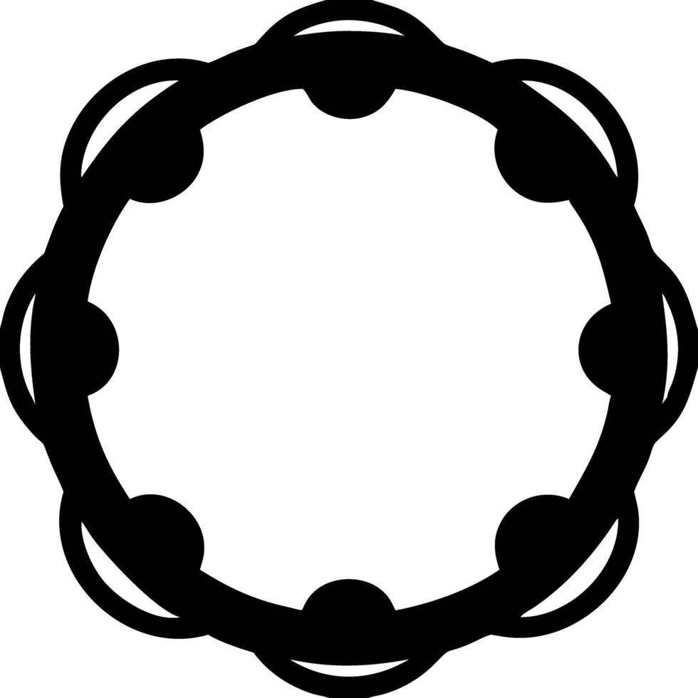 Circular Mandala Style Decorative Frame Design Art vector
