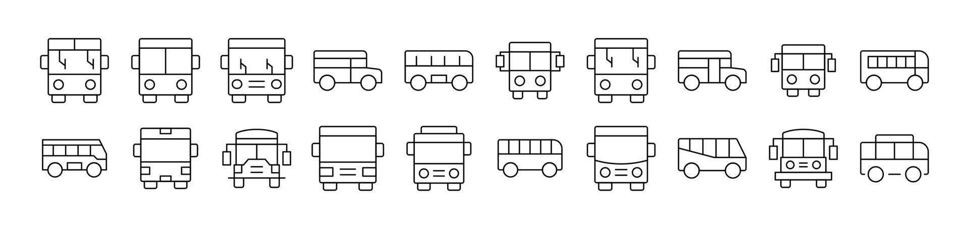 Outline Sign Collection. Editable Stroke. Perfect for Infographics, Articles, Books, Flyers, Banners vector