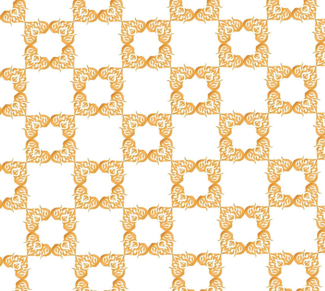 A seamless pattern with orange and white squares vector