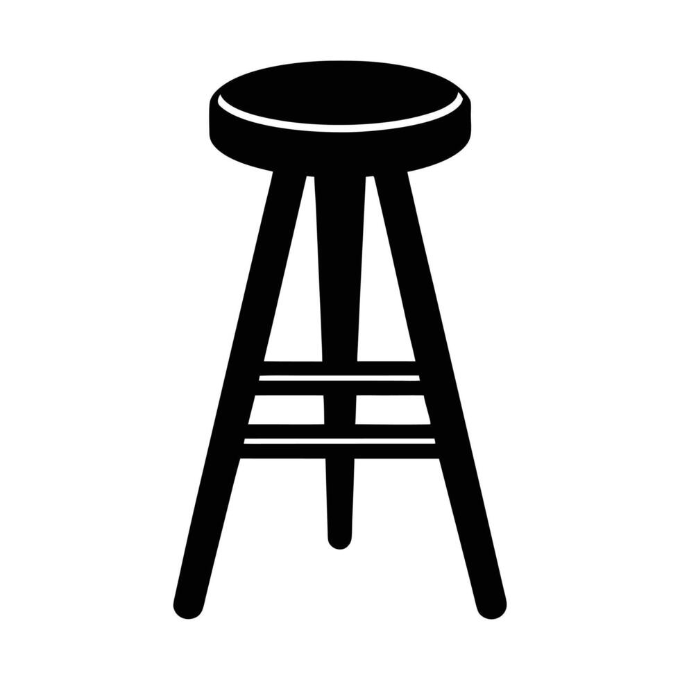 bar stool icon illustration vector