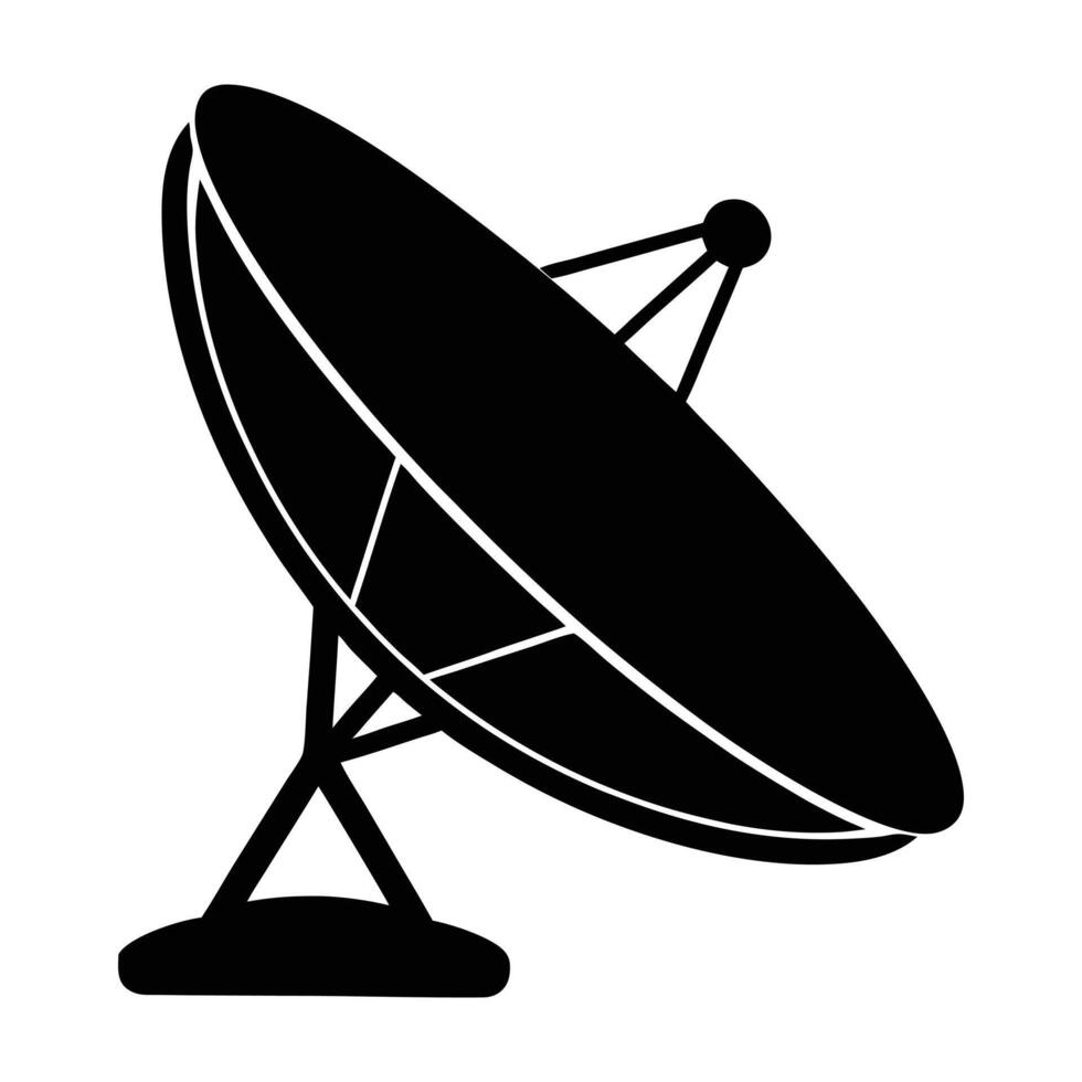 satellite dish icon illustration illustration vector
