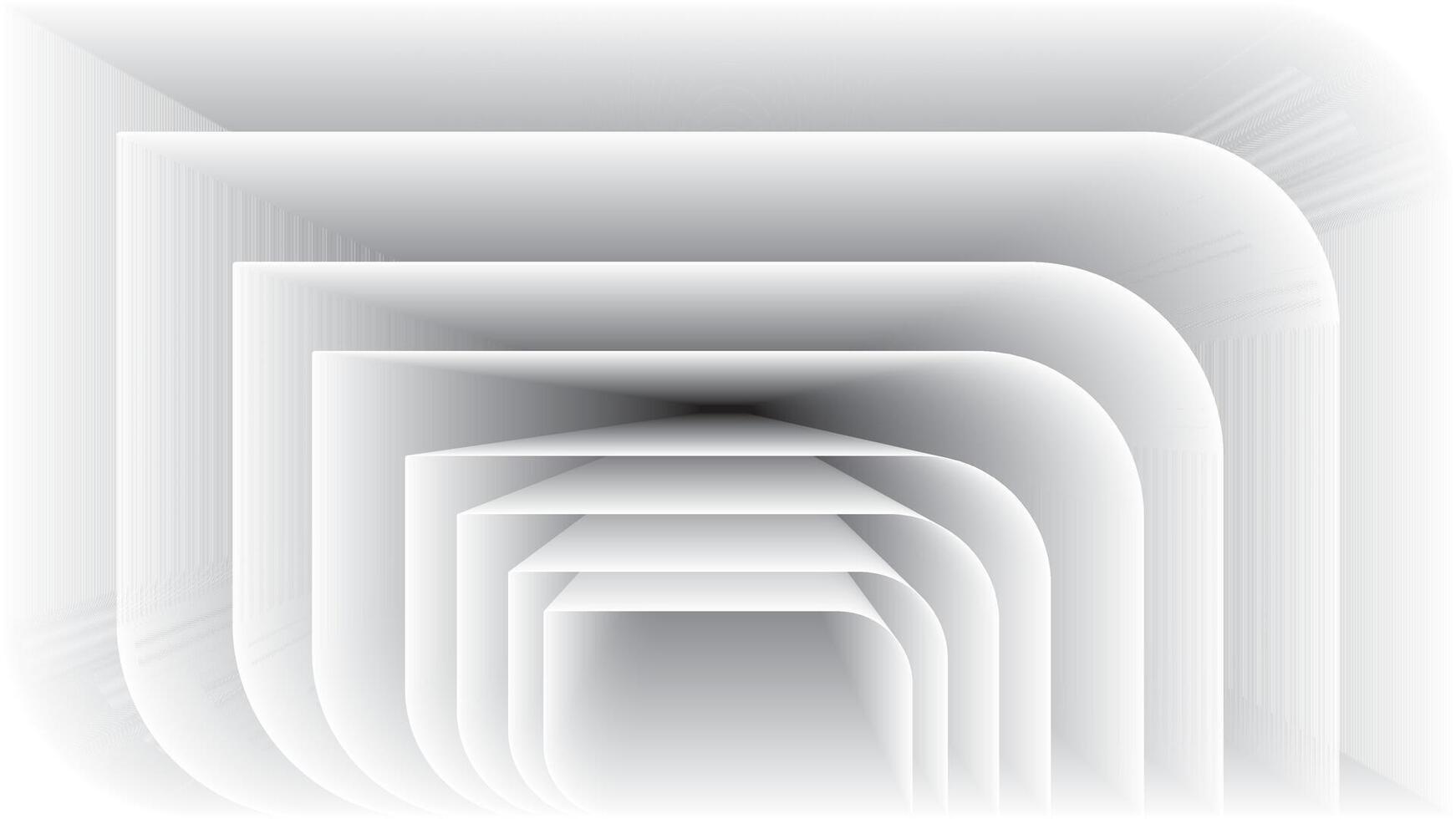 White rectangular layers abstract background wallpaper vector