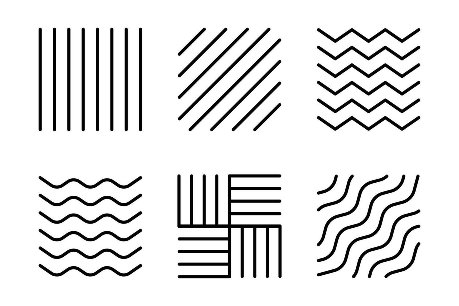Geometric pattern icon. Zigzag texture sign. Wave ornament symbol. vector