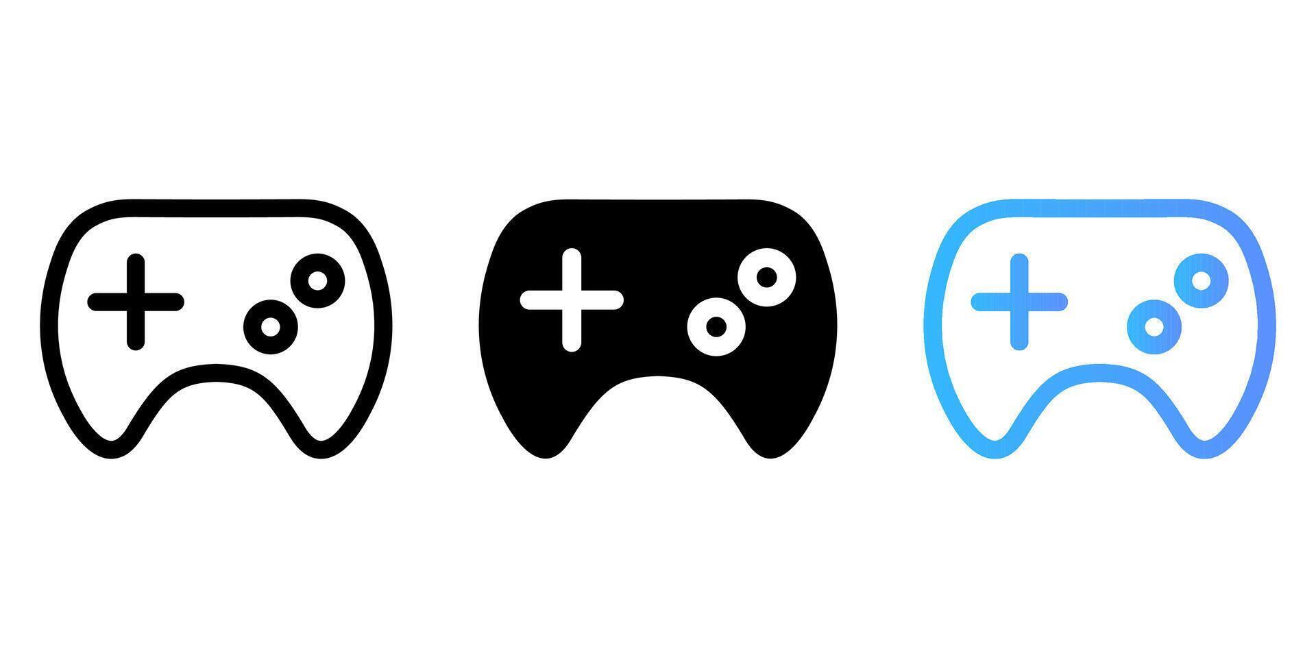 game controller icon. Joystick sign. Gamepad symbol. Play console pictogram. Computer play device illustration. vector