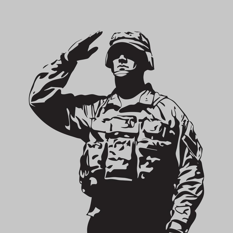 Flat veterans day vector