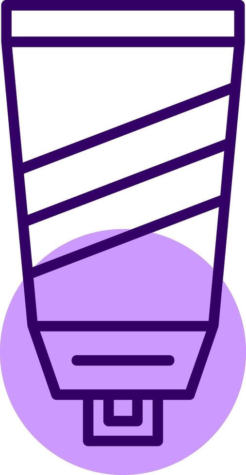 Sunscreen Outline Style Icon vector