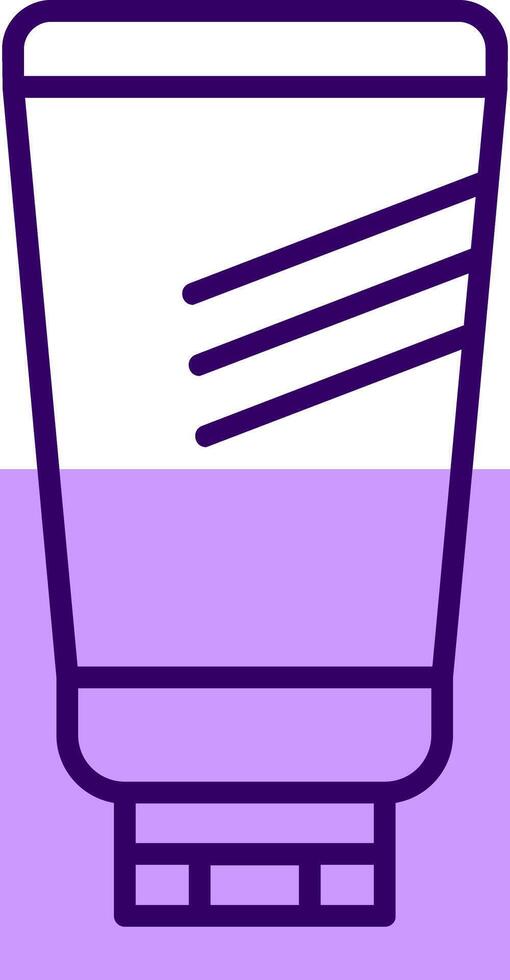 Sunscreen lotion Outline Style Icon vector