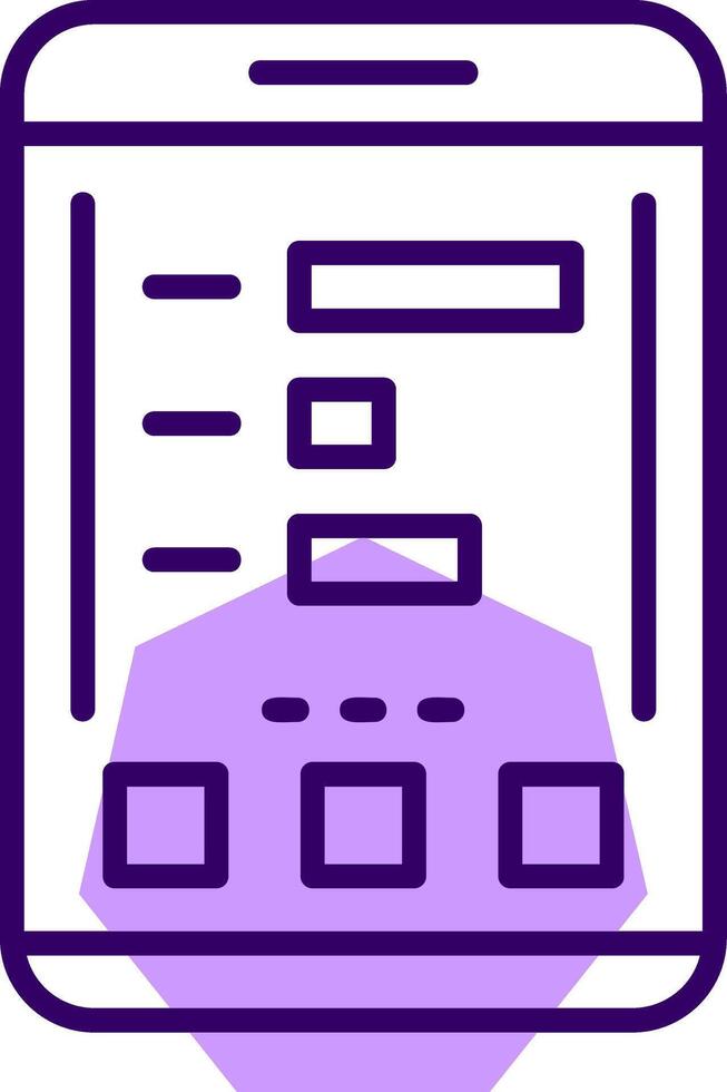 Statistics Outline Style Icon vector