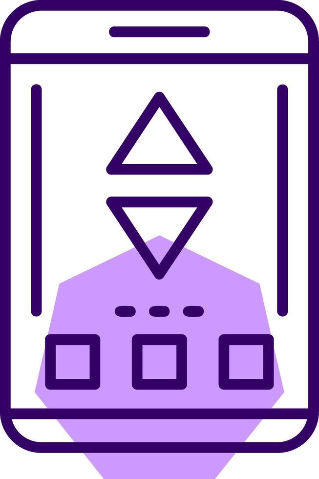 Sort Outline Style Icon vector