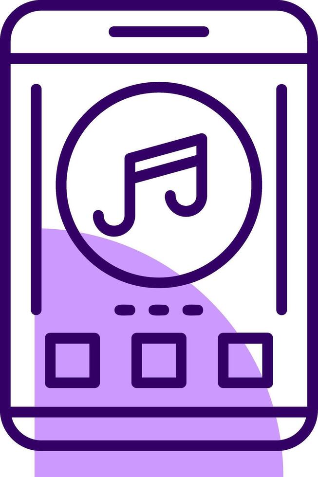 Music Outline Style Icon vector