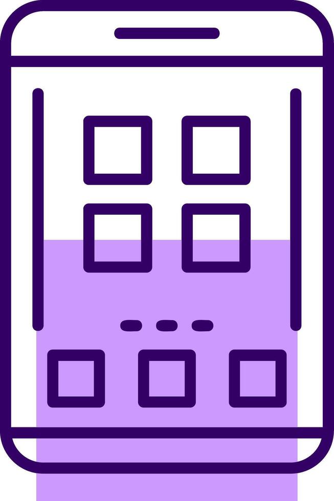 Menu Outline Style Icon vector