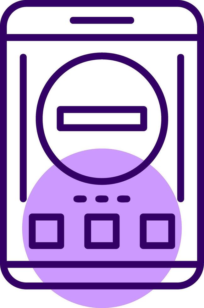 Remove Outline Style Icon vector