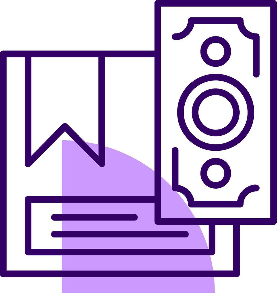 Cash on Delivery Outline Style Icon vector