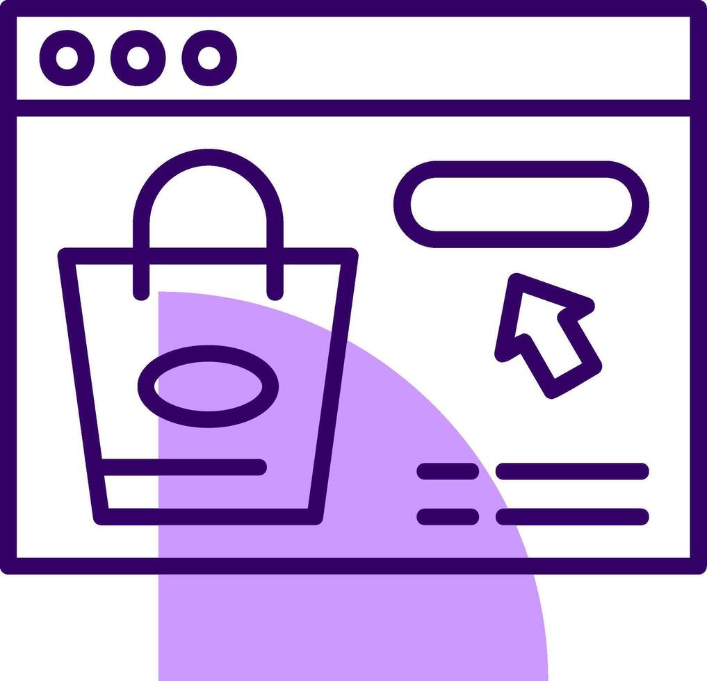 Shop Now Outline Style Icon vector