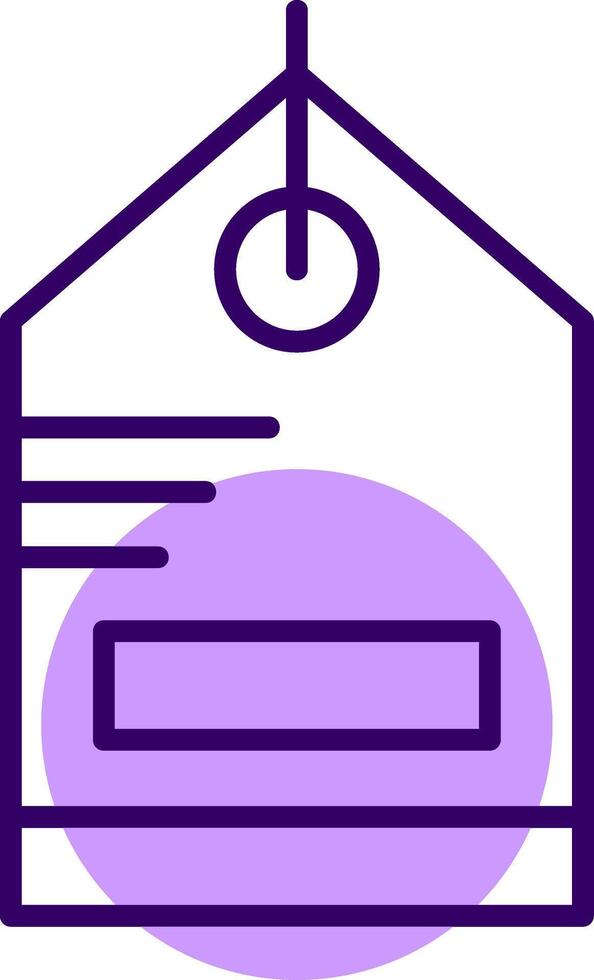Sale Tag Outline Style Icon vector