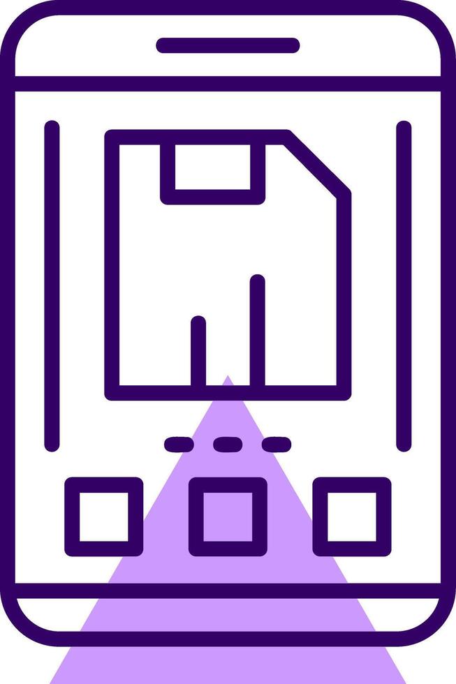 Save Outline Style Icon vector