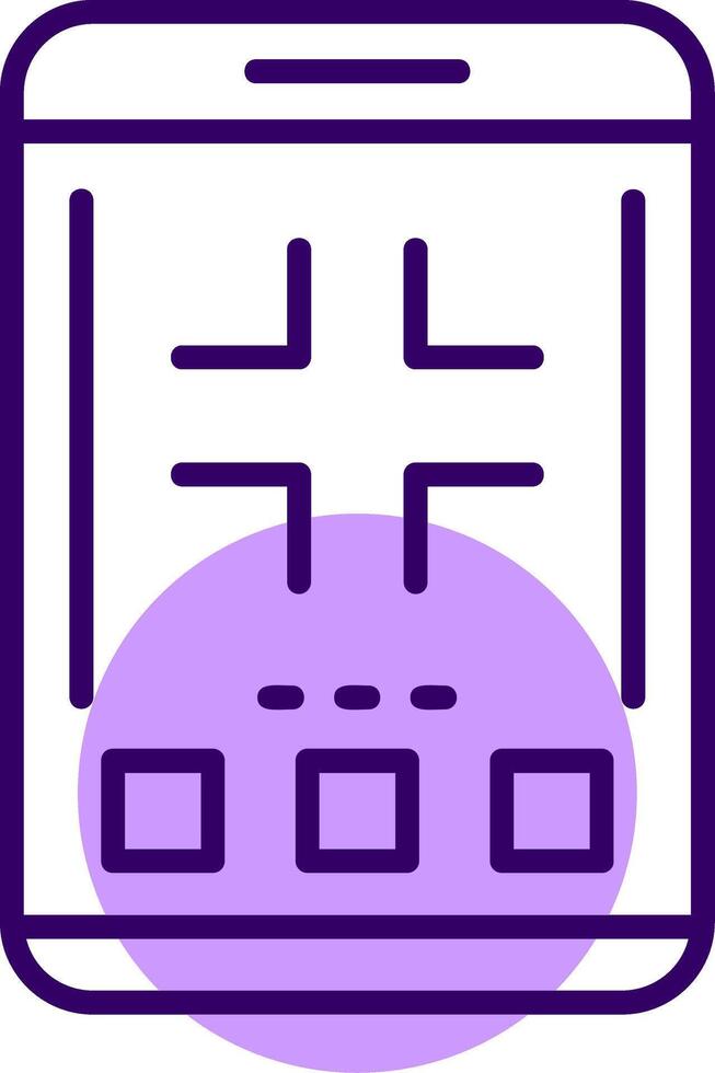 Exit full screen Outline Style Icon vector