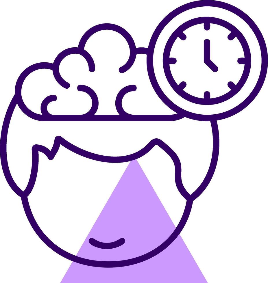 Time Outline Shape Style Icon vector
