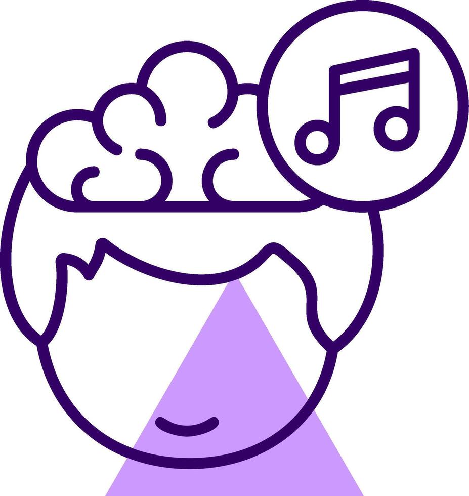 Music Outline Shape Style Icon vector