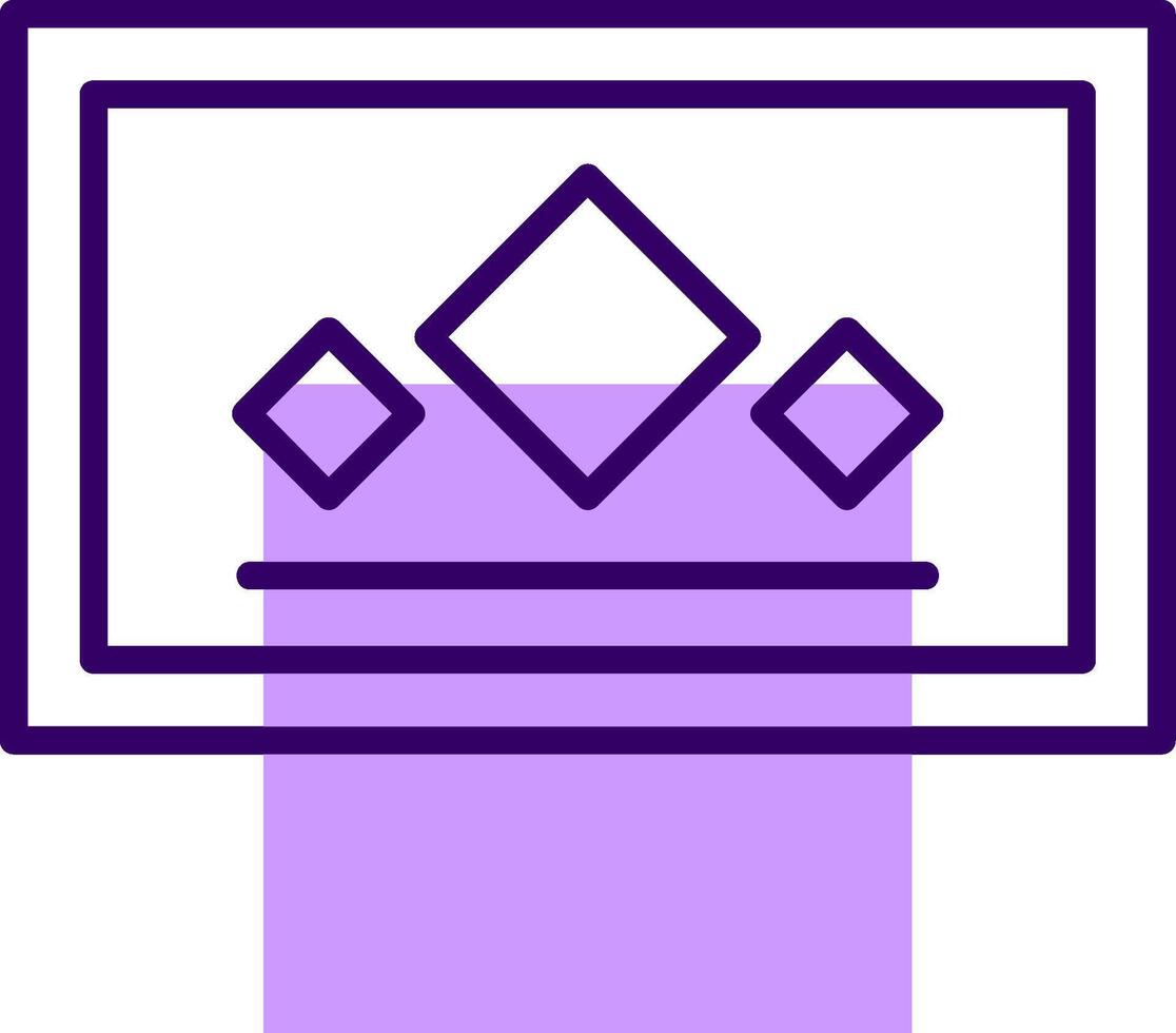 Business card Outline Shape Style Icon vector