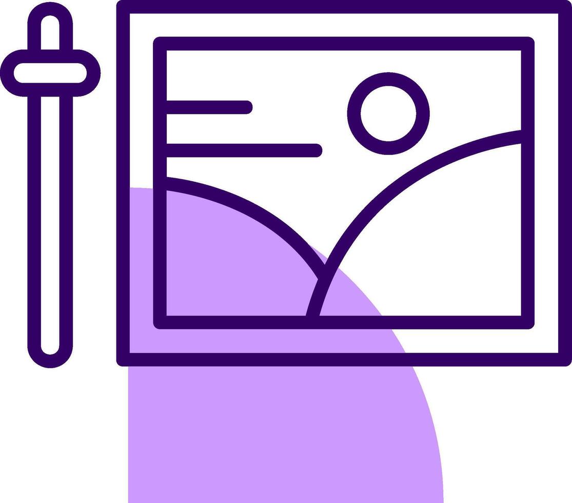 Edit Outline Shape Style Icon vector