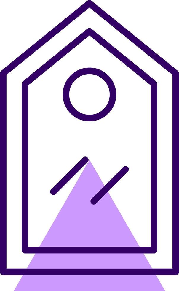 Tag Outline Shape Style Icon vector