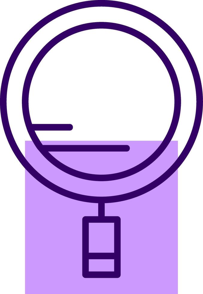 Search Outline Shape Style Icon vector
