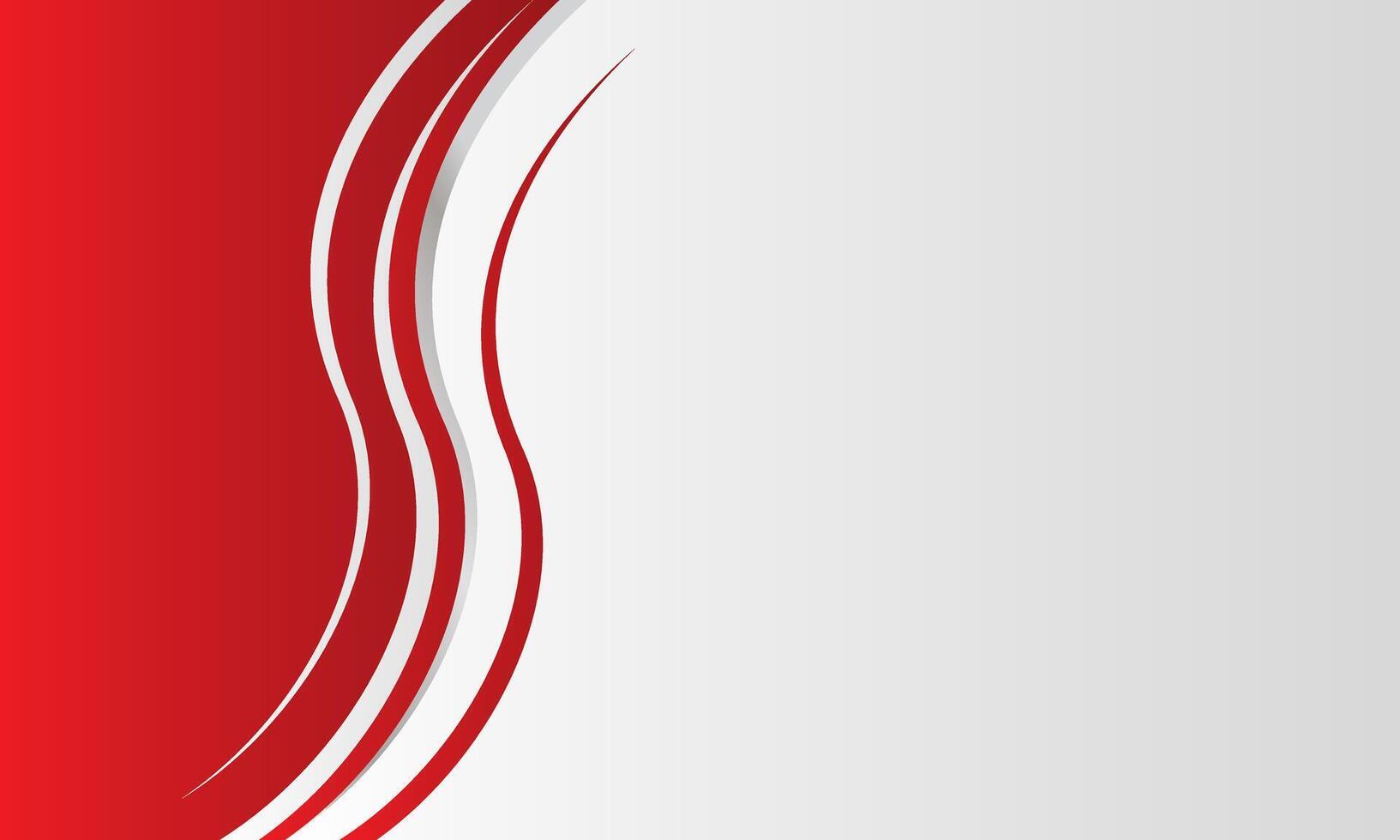 Abstract red and white geometric shapes background vector