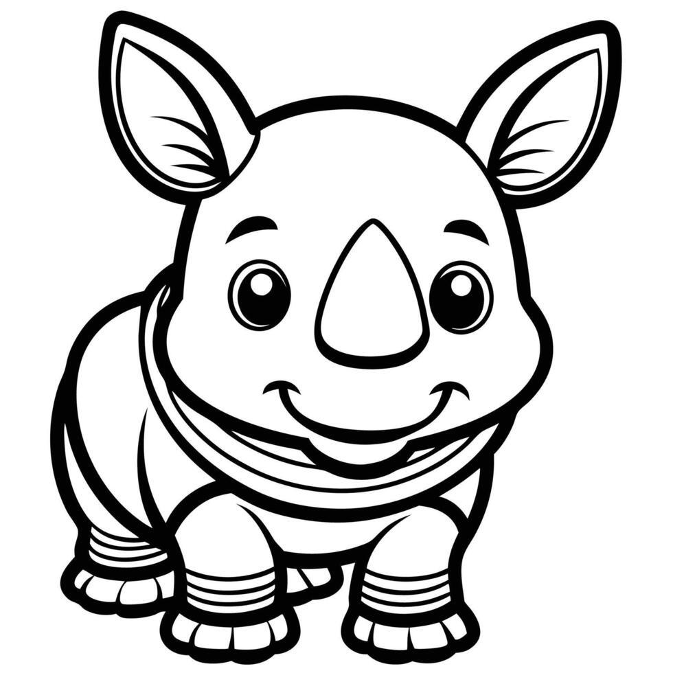 coloring pages for kids rhino rhino rhino rhino rhino rhino rhino vector