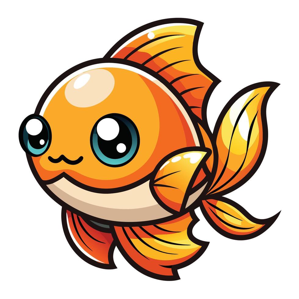 goldfish illustration art vector