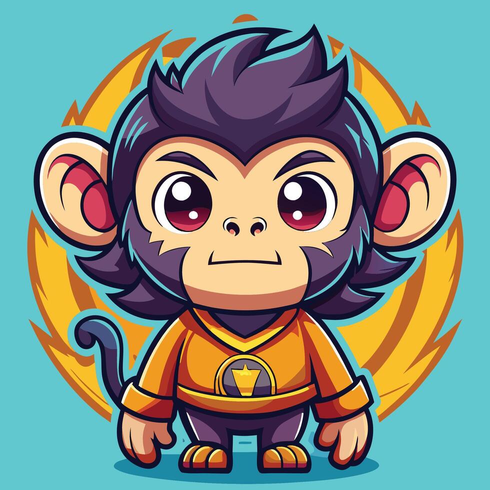 monkey king by kirill kononenko vector