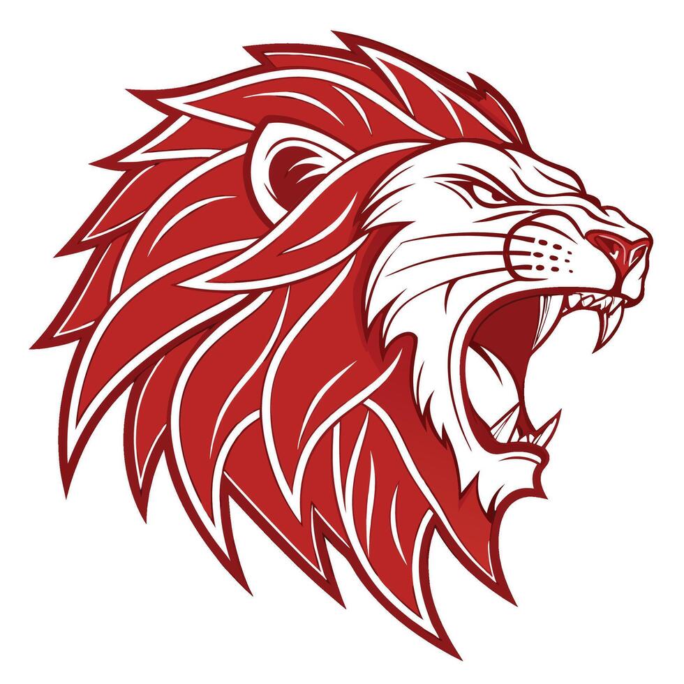 lion head art vector