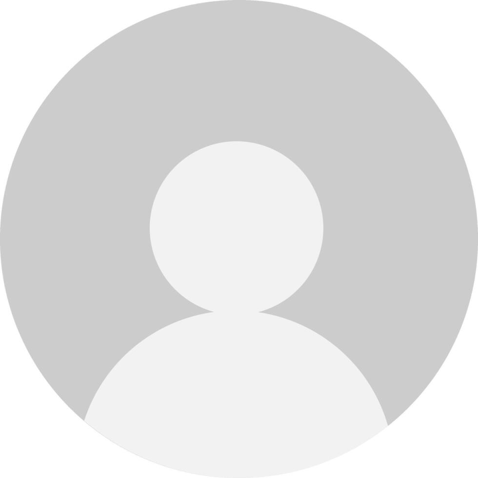 Gray avatar icon, contact icon, person icon, support icon vector