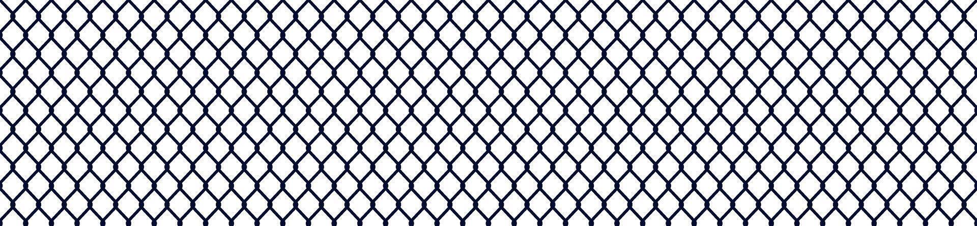 Seamless net pattern with wire mesh and grid texture for soccer, fishing, and sports goals in black and white isolated on white background vector