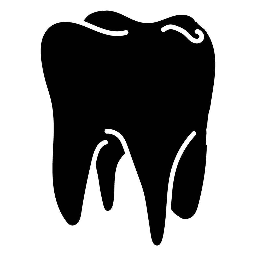 tooth hand drawing vector