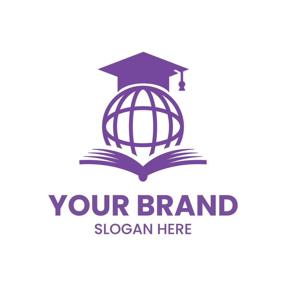 Modern Educational Institution Branding Graphic vector
