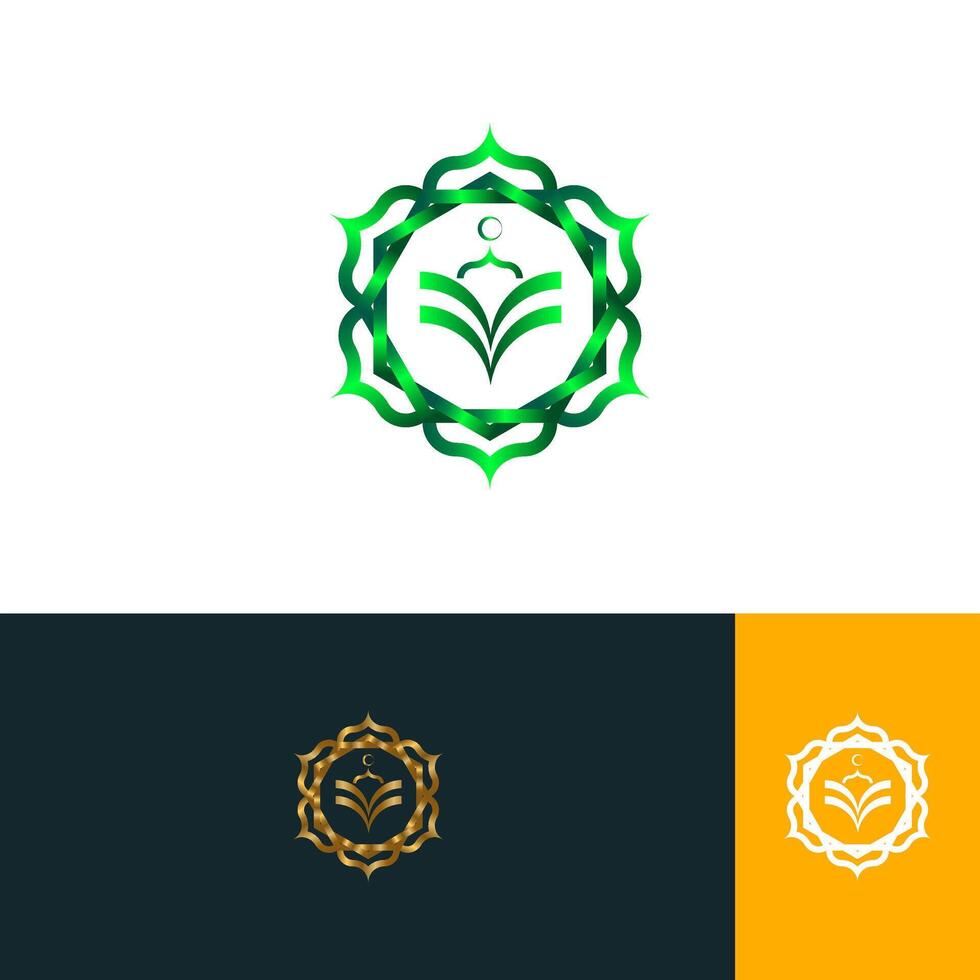 modern logo design islamic logo, can be use for your brand vector