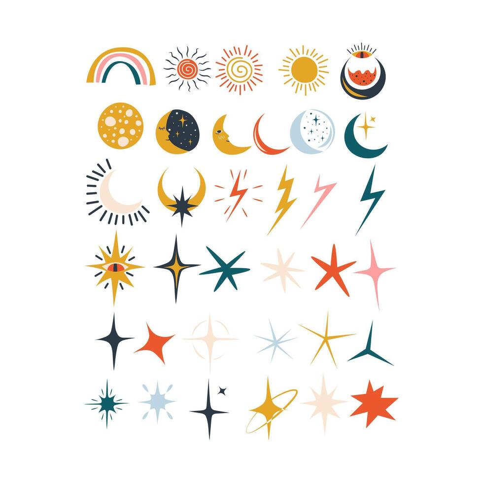 Folk Art Symbol Design Element vector
